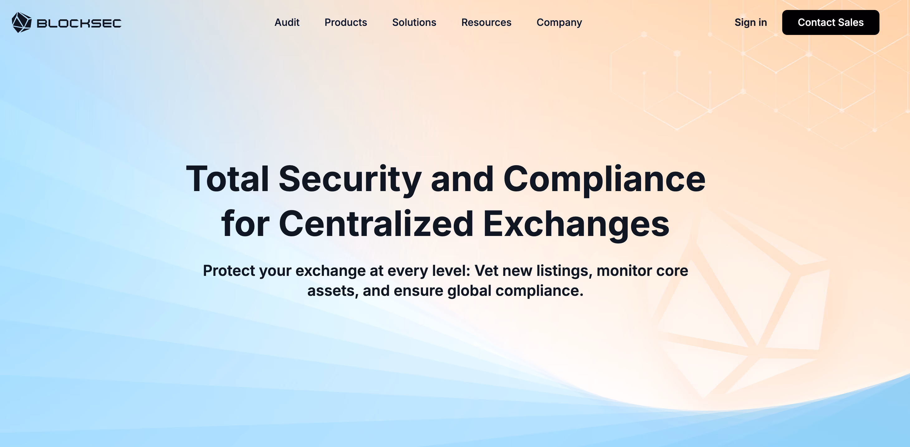 Centralized exchange security and compliance solution overview for onchain AML program deployment