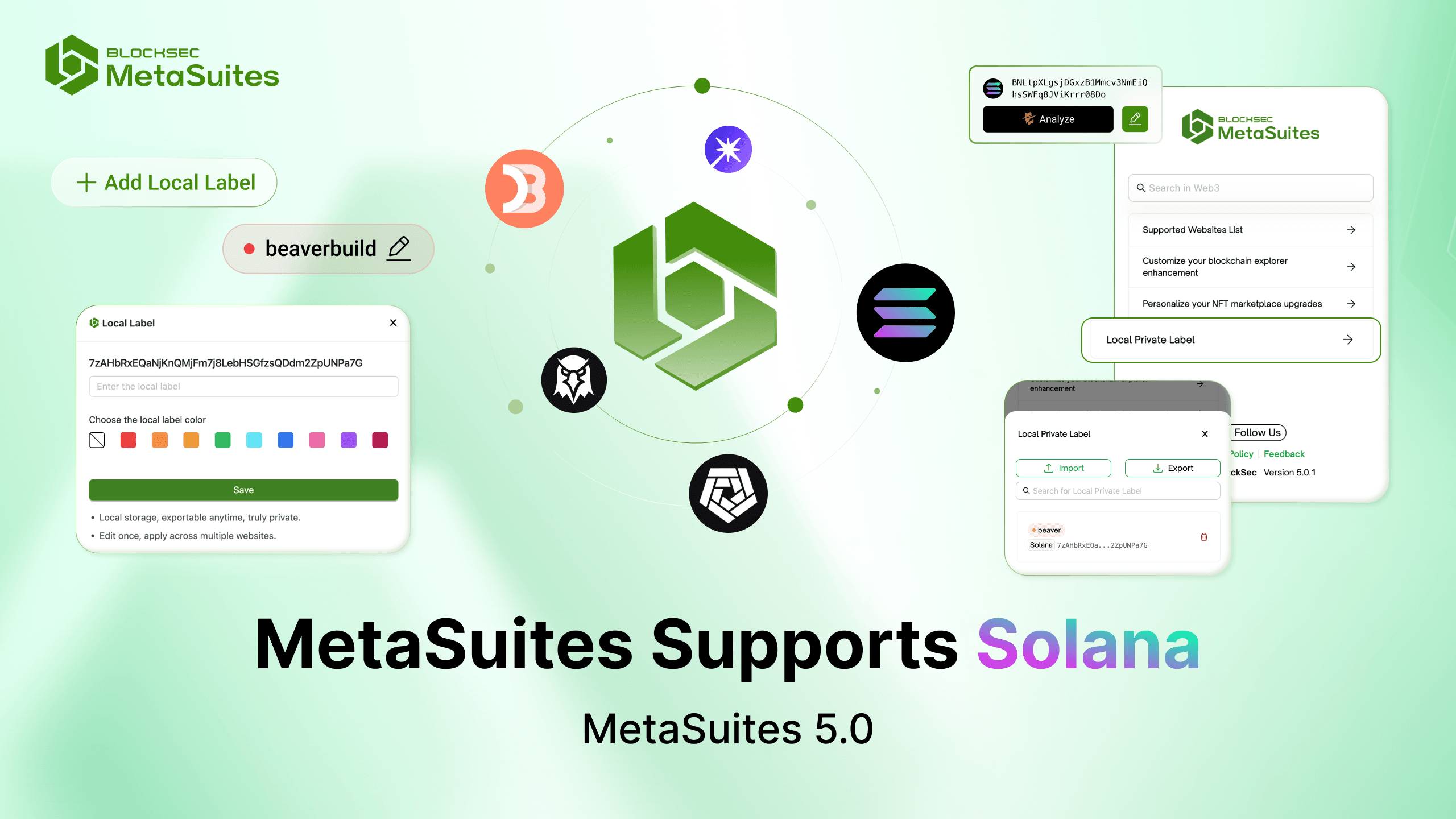 MetaSuites 5.0 全面支持Solana 扫描- BlockSec Blog
