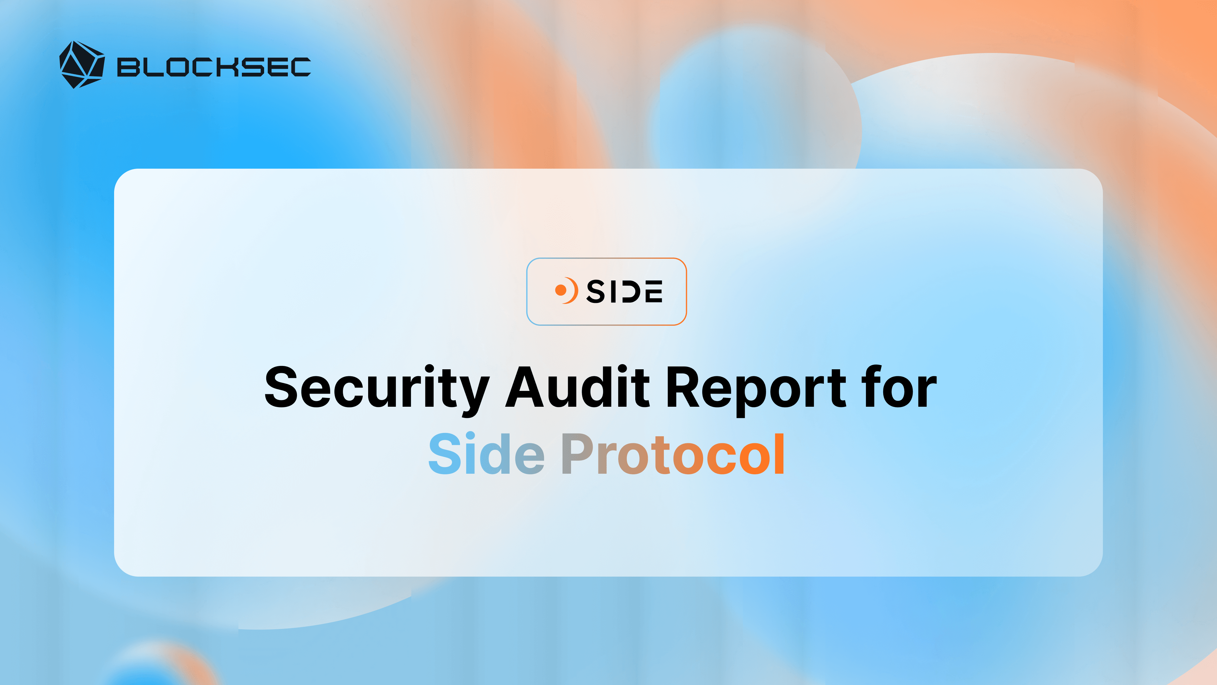 Security Audit Report for Side Protocol - BlockSec