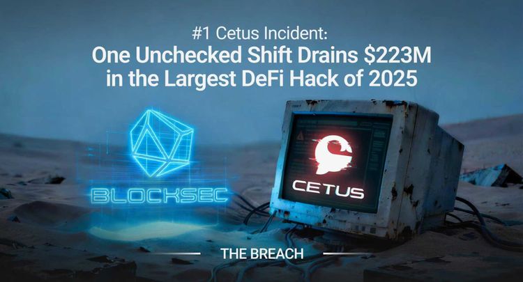 #1 Cetus Incident: One Unchecked Shift Drains $223M in the Largest DeFi Hack of 2025