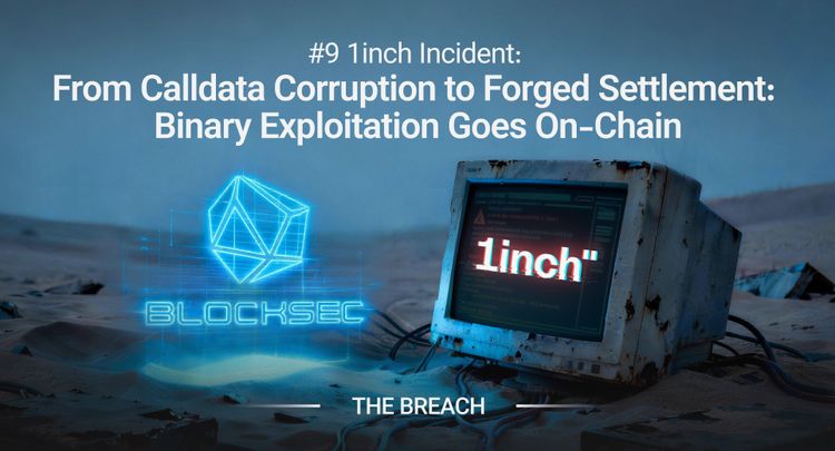 #9 1inch Incident: From Calldata Corruption to Forged Settlement: Binary Exploitation Goes On-Chain