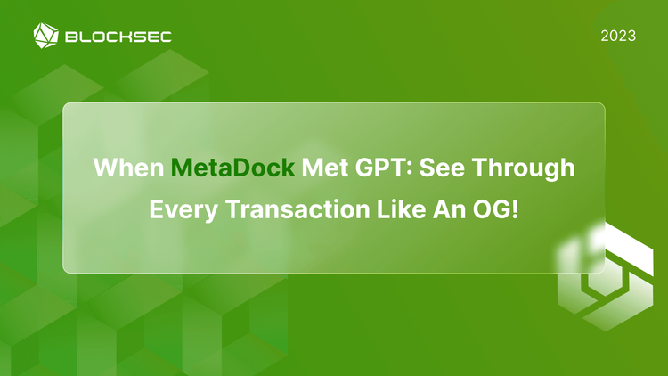 Когда MetaDock встретил GPT: анализируй транзакции как профи!