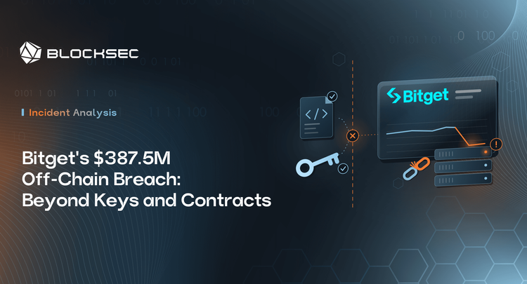 Взлом Bitget на $387,5 млн вне блокчейна: не только ключи и контракты