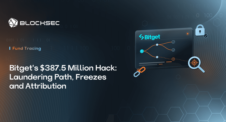 Bitget's $387M Hack: Laundering Path, Freezes and Attribution