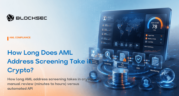 AML（マネーロンダリング防止）の暗号資産アドレス審査にかかる時間は？