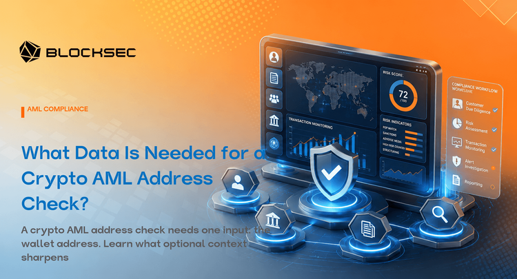 What Data Is Needed for a Crypto AML Address Check?