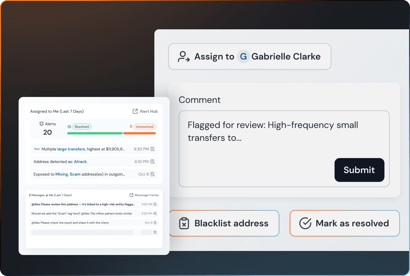 Real-Time Blockchain Transaction Monitoring (KYT)